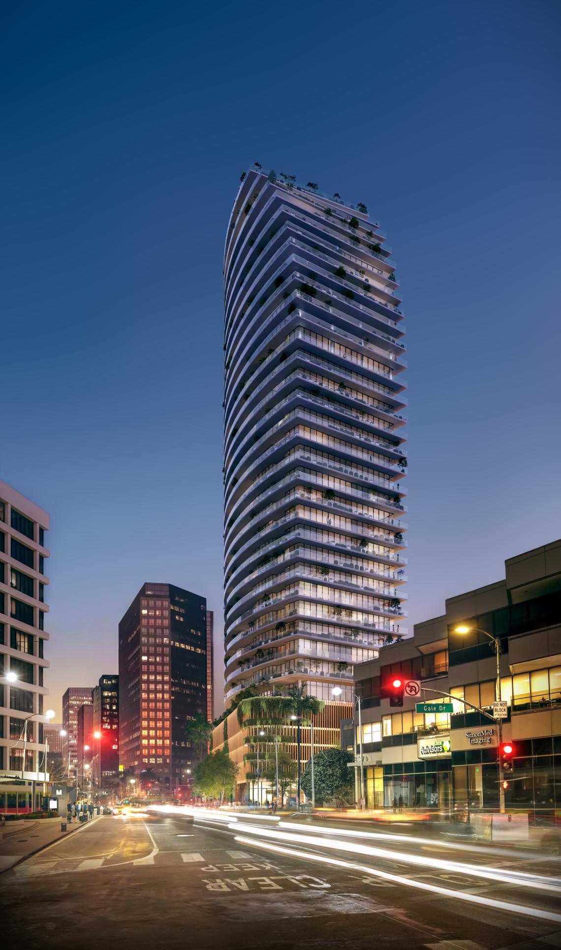 34-story residential tower proposed at 8300 Wilshire Blvd